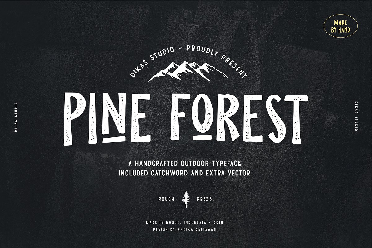 Pine Forest Font